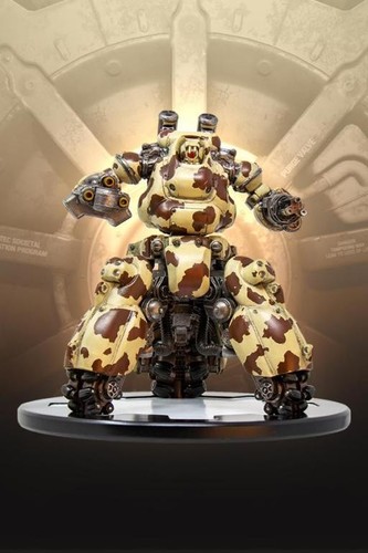 Fallout sentry bot - fallout, statua