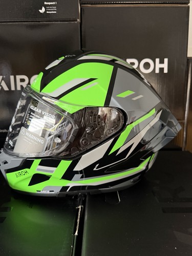 Casco airoh matryx green - casco,