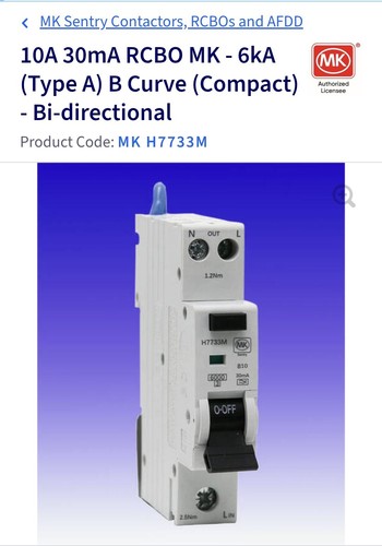 Sentry 10a miniatura - 10a, rcbo
